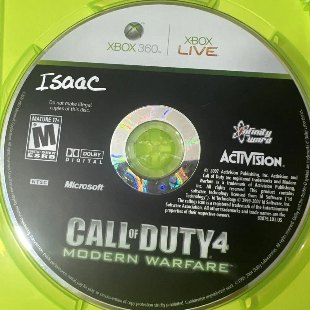 Call of Duty 4 -‎ Microsoft Xbox 360